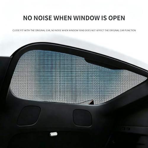 Cortina de Protección UV para Tesla Model Y Juniper Evita Calor en Portón Trasero 5