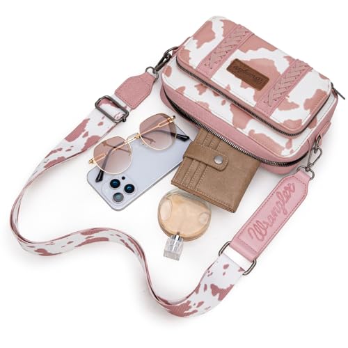 Image of Wrangler Crossbody Bag for Women Western Cowgirl Crossbody Purses with Guitar Strap