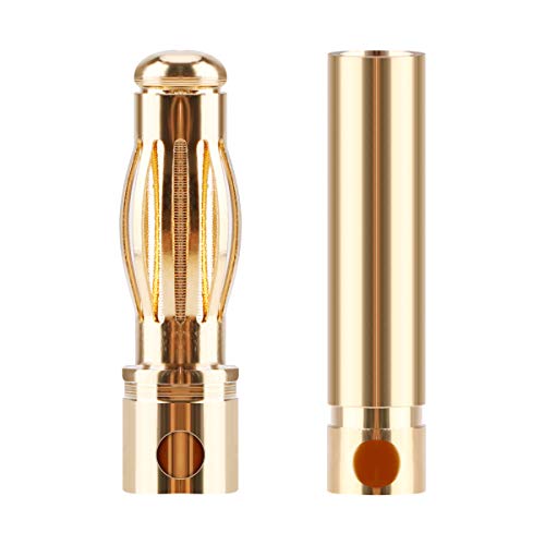 20 Pairs 4.0mm Banana Bullet Connector Plug Male Female for RC Battery ESC Brushless Motor - Thumbnail 3