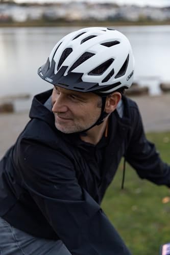 ABUS Stadthelm Urban-I 3.0 MIPS - Fahrradhelm mit Aufprallschutz, Rücklicht, Schirm und Magnetverschluss - für Damen und Herren - Gelb… – Ansicht 4