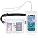 2 Pack Wasserdichte Tasche mit Wasserdicht Handyhülle, 7.1 Zoll Universelle Wasserfeste Handyhülle mit Verstellbarem Gurt, IPX8 Schwimmbeutel Wasserdicht für Wassersport, Strand, Schwimmen, Bootfahren