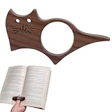 ZORVYN Anneau de Lecture en Forme de Chat – Marque-Page Ergonomique en...