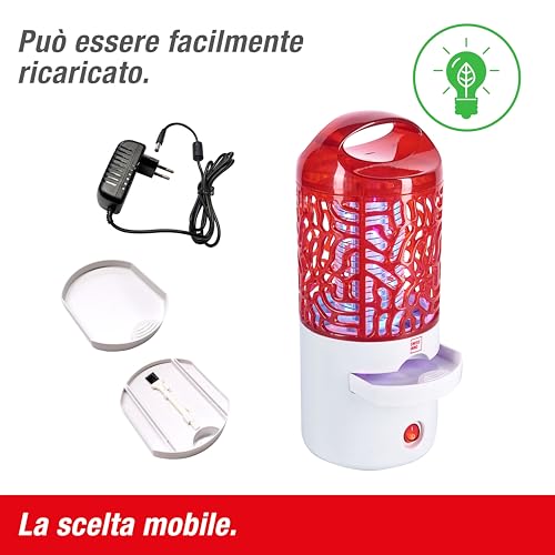 SWISSINNO Lampada Cattura Insetti led w. 4 Ricaricabile - 4