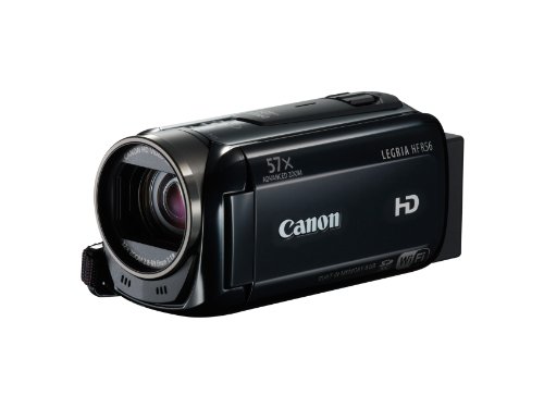 Canon LEGRIA HF R56 Camcorder, 57x Advanced zoom lens and Optical Intelligent Image Stabilization with Wi-Fi, AVCHD and MP4, Full HD CMOS sensor - Black (Renewed)