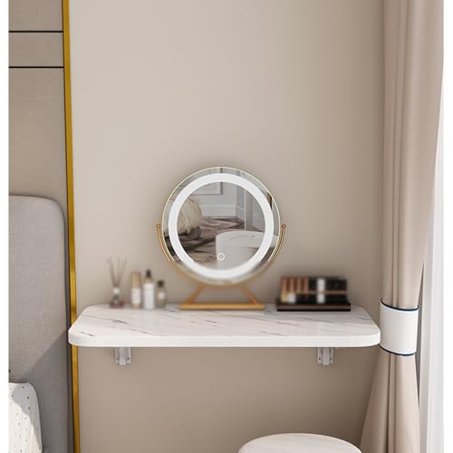 Console de stockage d'étagère murale pliable modèle pierre blanche 100cm