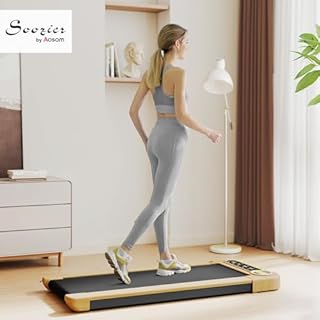 Soozier Walking Pad, Under Desk Treadmill with 17" x 43" Wide Belt, Remote Control, Bluetooth Speaker, Wheels and LED Display, Quiet 2.5HP Walking Machine for Home Gym Office, Installation-Free