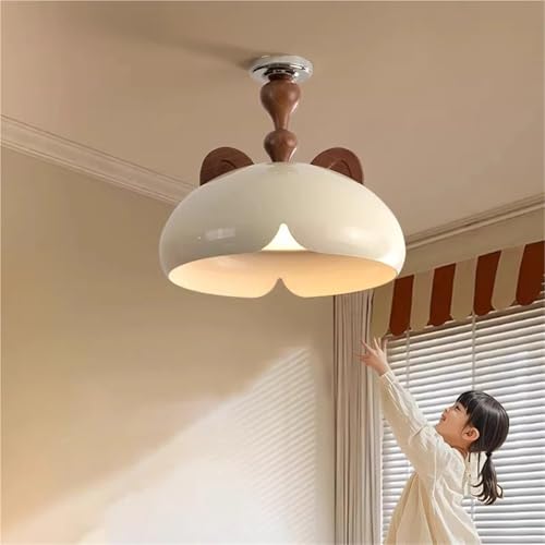 Plafonnier LED oreilles de chat antiéblouissement pour chambre de bébé