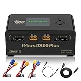 IMARS D300 Plus Gens Ace Lipo Battery Charger G-Tech Series Dual Lipo Balance Charger AC 300W DC 700W 16A Smart Charger for 1s~6s Lipo Batteries, Life/NiCd/MH/LiHV, Plug&Play (Black)