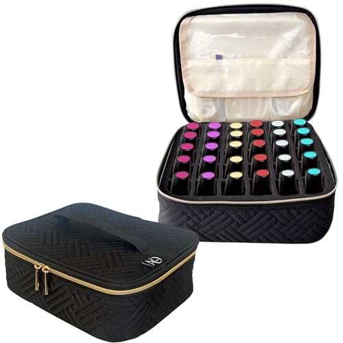 OBSESSIONS BY NYDA Nail Polish Organiser Bag, Perfect Storage for 30 Bottles