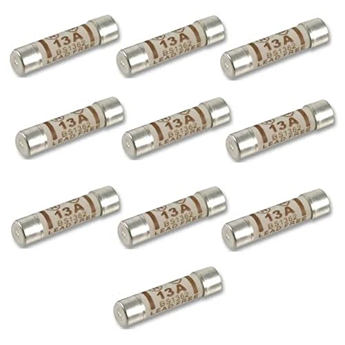Bulk Hardware BH02293 Sicherungspatrone 13 Ampère (Packung à 10), Weiß, Stück Cover