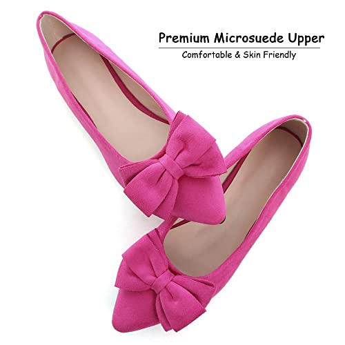 Image of Dear Time Women's Ballet Flats Dress Ballet Shoes Slip on for Office Work Comfortable Shoes