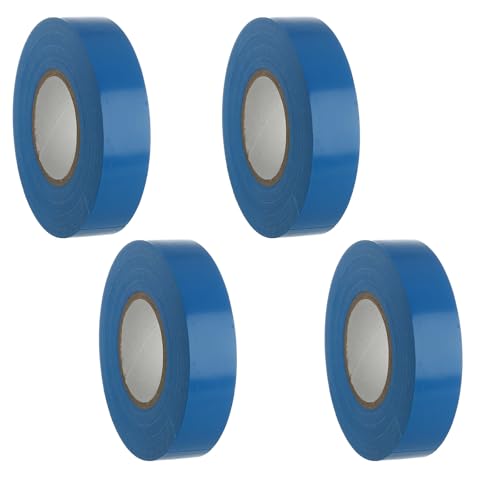 Image of Masterpart 33 Metre Blue Neutral Electrical PVC Insulating Tape 19mm x 33m Pack Of 4