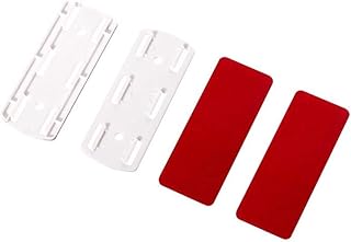 مثبت شريط مقبس الطاقة، مثبت ذاتي اللصق، حامل مقبس للتثبيت، منظم ومثبت مقبس سطح المكتب للتثبيت على الحائط بدون ثقوب