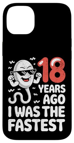 �ʔ���18�΂̒a���� 18�N�O I Was The Fast Joke �X�}�z�P�[�X iPhone 14 Plus �p
