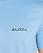 Nautica Men's Short Sleeve Crew Neck T-Shirt, Rivieria Blue Solid, Medium