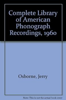 Hardcover Complete Library of American Phonograph Recordings, 1960 Book