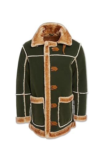 Shearling Lined Men's Denali Jacket in Black by Jordan Craig4