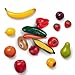 Melissa & Doug Play-Time Produce Fruit (9 pcs) and Vegetables (7 pcs) Realistic Play Food
