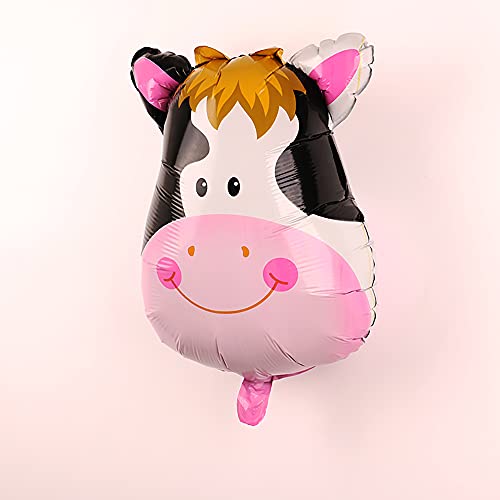 4 Pack Farm Animal Balloons Party Ballons Set Cow Donkey Pig Balloons For Birthday Baby Shower Barnyard Farm Themed Party Decorations Supplies #TOP5