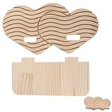 NIYANGLE Estante Flotante de Pared Vintage de Madera en Forma de Corazón,...