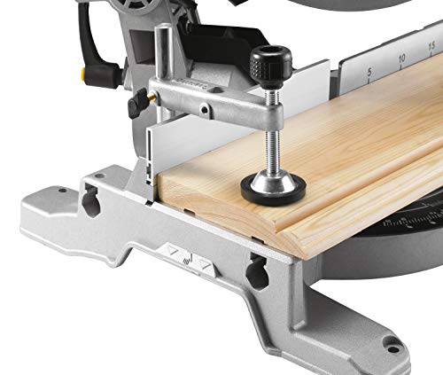 Dewalt 250 mm Paneelsäge DWS778 (1.850 Watt, Gehrungseinstellung 50° links u. rechts, 85 mm max. Schnitttiefe, Sägeblattmasse 250 x 30 mm, Neigungseinstellung 48° links, Alu-Druckguss Sägetisch)