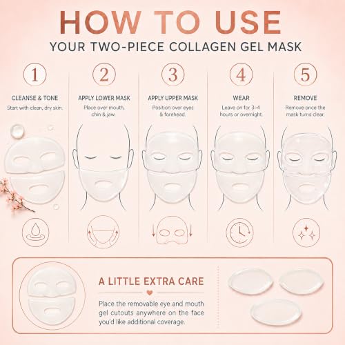 VAURA Collagen Gel Hydrogel Face Mask - Image 5