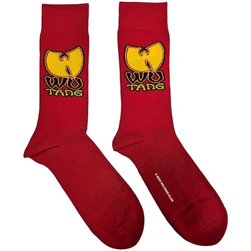 Wu-Tang Clan 'Wu-Tang' (Red) Socks (One Size = UK 7-11), Red, One Size