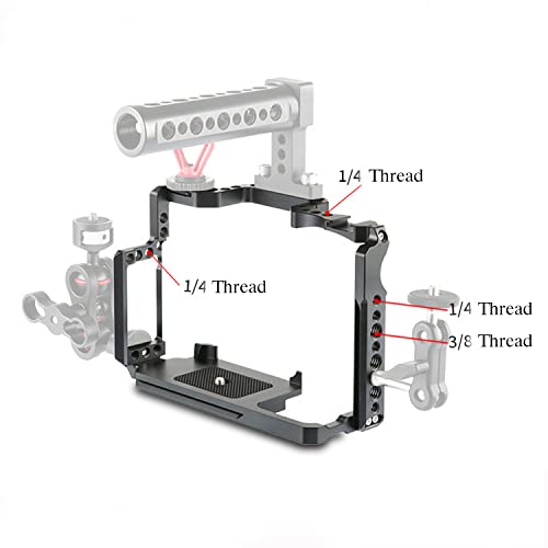 Jaula para cámara Canon DSLR con doble zapata fría - Fernando Cortés