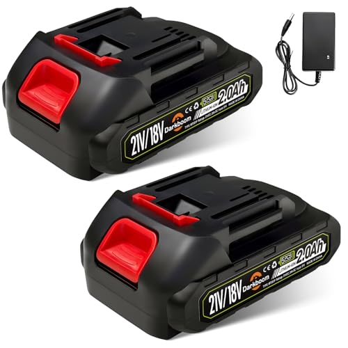 2 baterías de 21 V y 2,0 Ah para cortasetos, cortacésped, soplador de hojas, aspiradora de alta presión, cortadora de césped, batería de repuesto para Makita 18 V