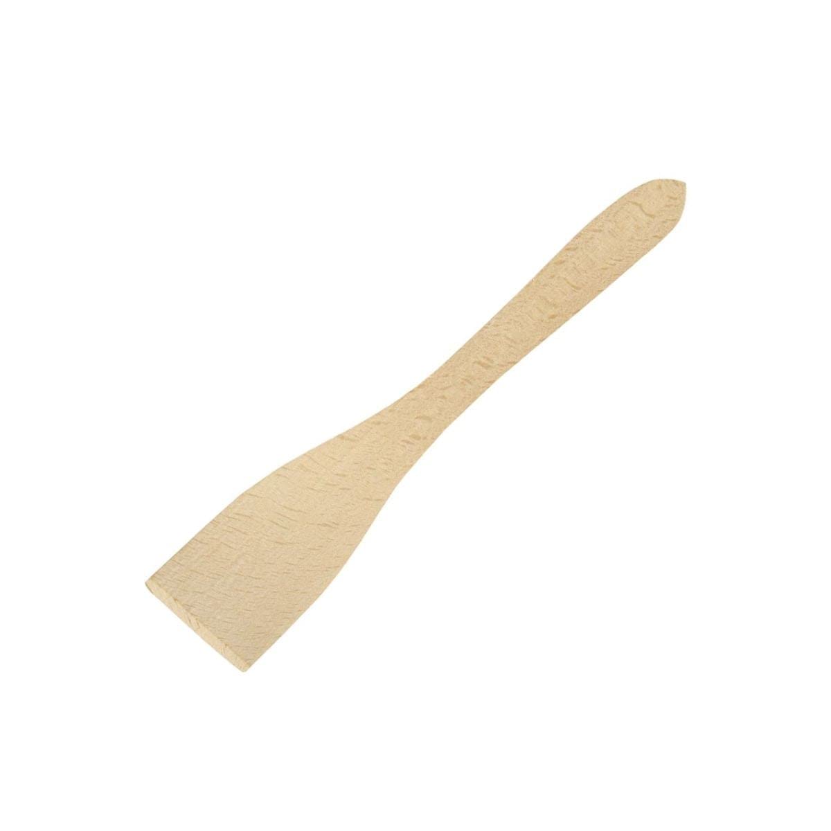 Fackelmann 86511 Curved Wooden Spatula 30 cm Brown