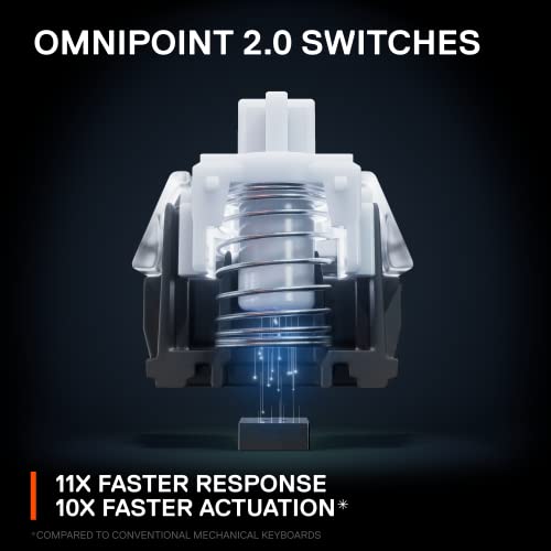 New Steelseries Apex Pro Tkl 2023 Ed.- World's Fastest Mechanical Gaming Keyboard - Adjustable Actuation - Esports Tenkeyless - Oled Screen - Rgb - Pbt Keycaps - Usb-C (Renewed) #TOP2