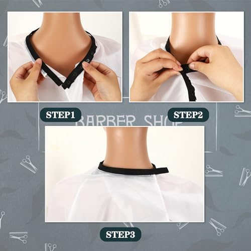 image for FEBSNOW Professional Hair Cutting Cape, 2 Pcs Hairdressing Barber Salo