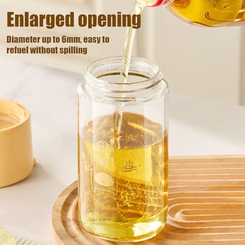 Bouteille de pulvérisation d'huile d'olive Teksome en verre de 550 ml - 8