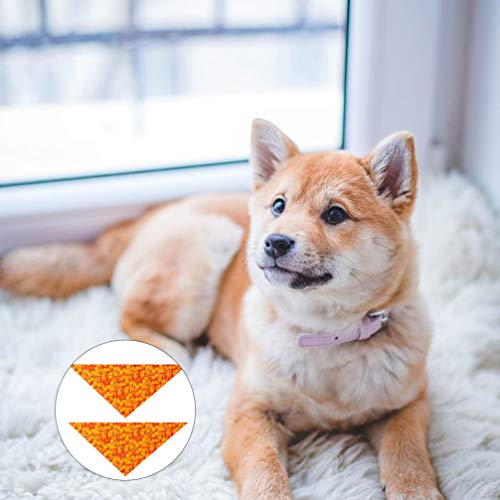 POPETPOP Bandana de Cachorro de Halloween - Bandana de Halloween Ajustável para Animais de Estimação