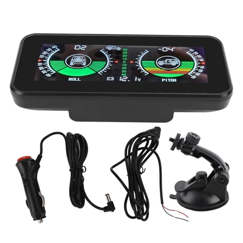 Car Inclinometer Car Tilt Gauge HUD Slope Meter,Universal Intelligent Car Inclinometer Tilt Gauge High Resolution HUD Digital Angle Slope Meter Car Slope Meter for Automobile