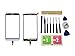 Flügel para LG G3 Stylus D690 D693 Pantalla de Cristal Táctil touchscreen glass display Blanco（ Sin LCD）de Recambio & Herramientas