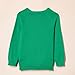 Amazon Essentials Boys' Cotton Knit Pullover Crewneck Sweater, Green Milk Carton, Large