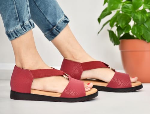 Image of HEALTH FIT Extra Soft Ortho Care Diabetic & Orthopedic Sandal /Doctor Sandal-With Back Support Footwear & stylish for Girl's /Women's