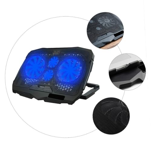 Base enfriadora portátil para laptop con ventiladores silenciosos miniatura 6