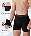 BAMBOO COOL Men's Ultra ComfortSoft Underwear, Moisture Wicking & Breathable No Ride Up Boxer Briefs with Fly, Multipack