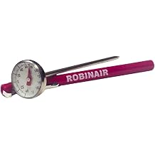 Robinair 10596 Dial Thermometer,40 to +160F , Black
