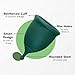 SHORDY Reusable Menstrual Cups (Large) Set of 2 with Mini Box, Medical Grade Silicone, Coupe Menstruelle, Safe Period Cup, Heavy Flow Kit, Feminine Hygiene, Tampons, Pads & Disc Alternative (Green)