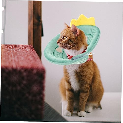 Collar postoperatorio para gatos de paño para un descanso tranquilo 3