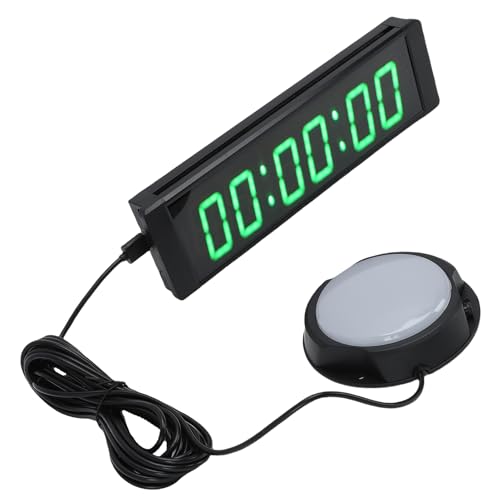Cronómetro de cuenta regresiva LED recargable de 6 dígitos con control remoto para torneos 3