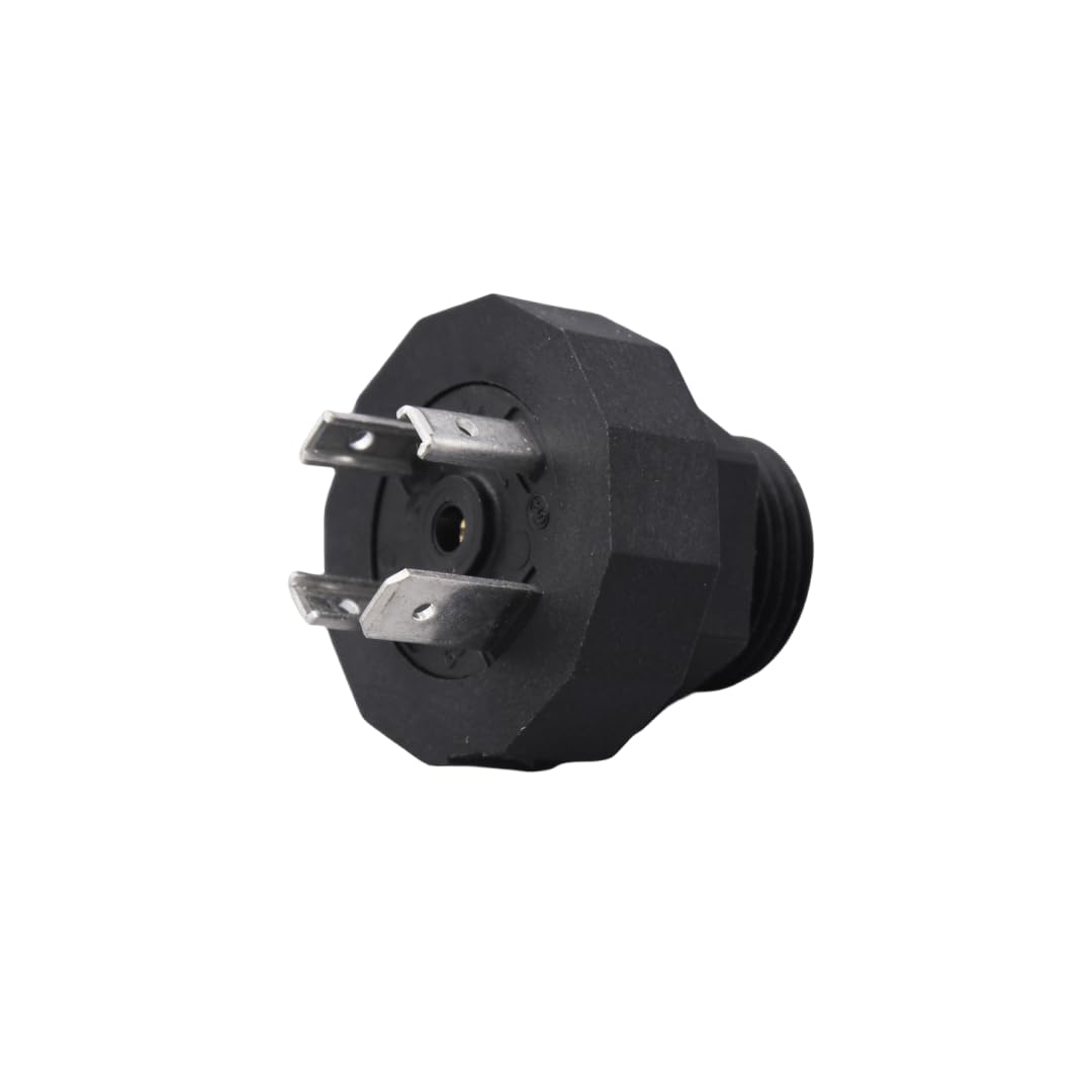 Wtyczka zaworu elektromagnetycznego serii GSP – DIN 43650 typ A, 3P+E, 400 V, 16 A, męska, czarna, IP65, kompatybilna z GSP 311/GSP 3 M20(10Pcs/set)