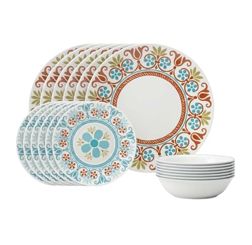 Corelle Terracotta Dreams 18-piece dinnerware set