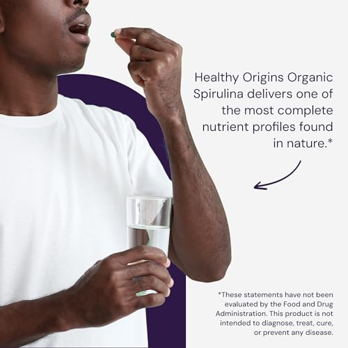 Healthy Origins Organic Spirulina Tablets