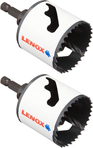 LENOX Tools Hole Saw, Bi-Metal, Speed Slot, Arbored, 2-1/8-Inch (1772951) (Tw? ???k)