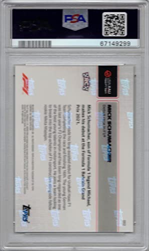 2021 Formula 1 F1 Racing Topps Now #2 Mick Schumacher Rookie Card Graded Psa 10 Gem Mint #TOP1