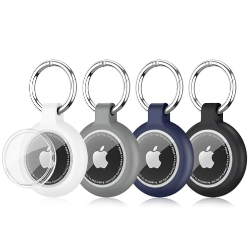 Coque silicone AirTag étanche avec porte-clés : accessoire de protection anti-perte